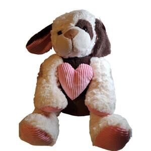 Valentine Dog with Heart Plush - 15"